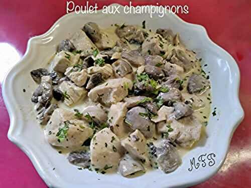 Poulet aux champignons