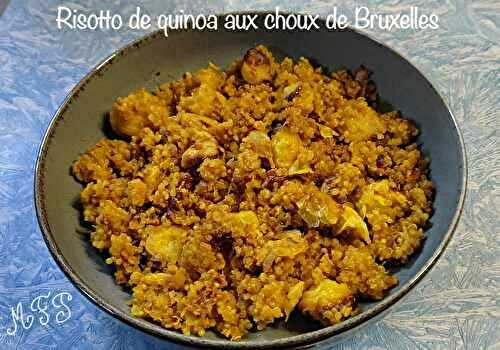 Risotto de quinoa aux choux de Bruxelles