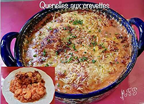 Quenelles aux crevettes