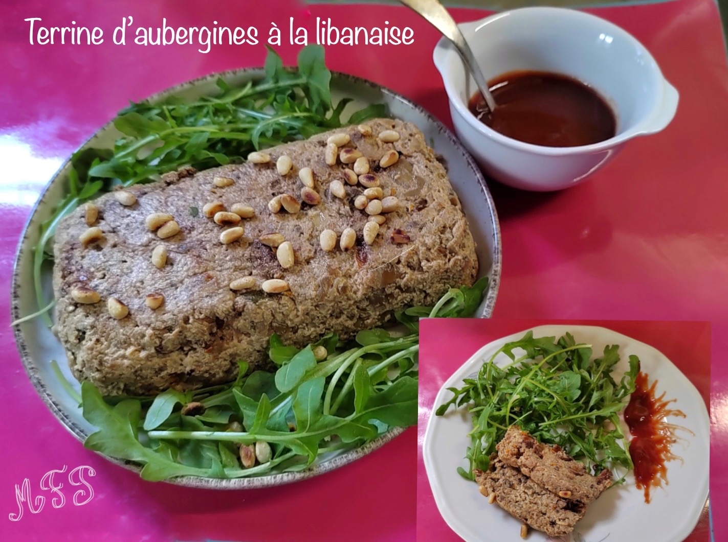 Terrine d’aubergines à la libanaise