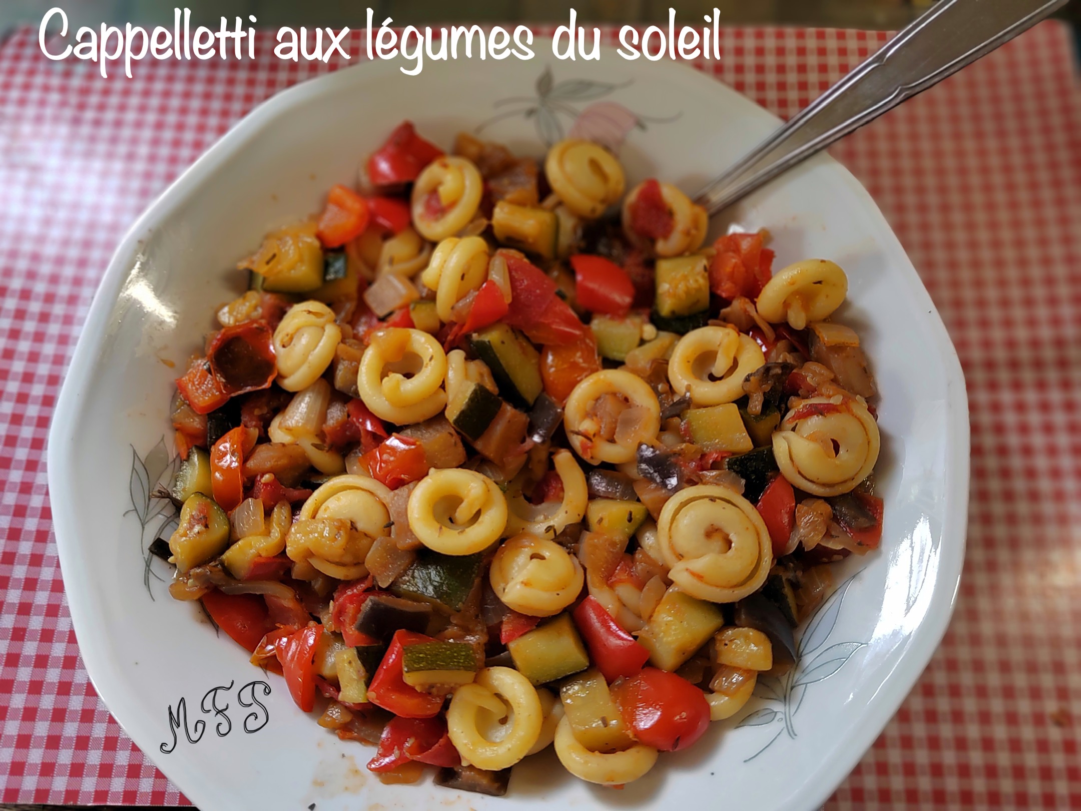 Cappelletti aux légumes du soleil