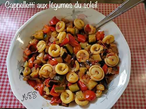 Cappelletti aux légumes du soleil