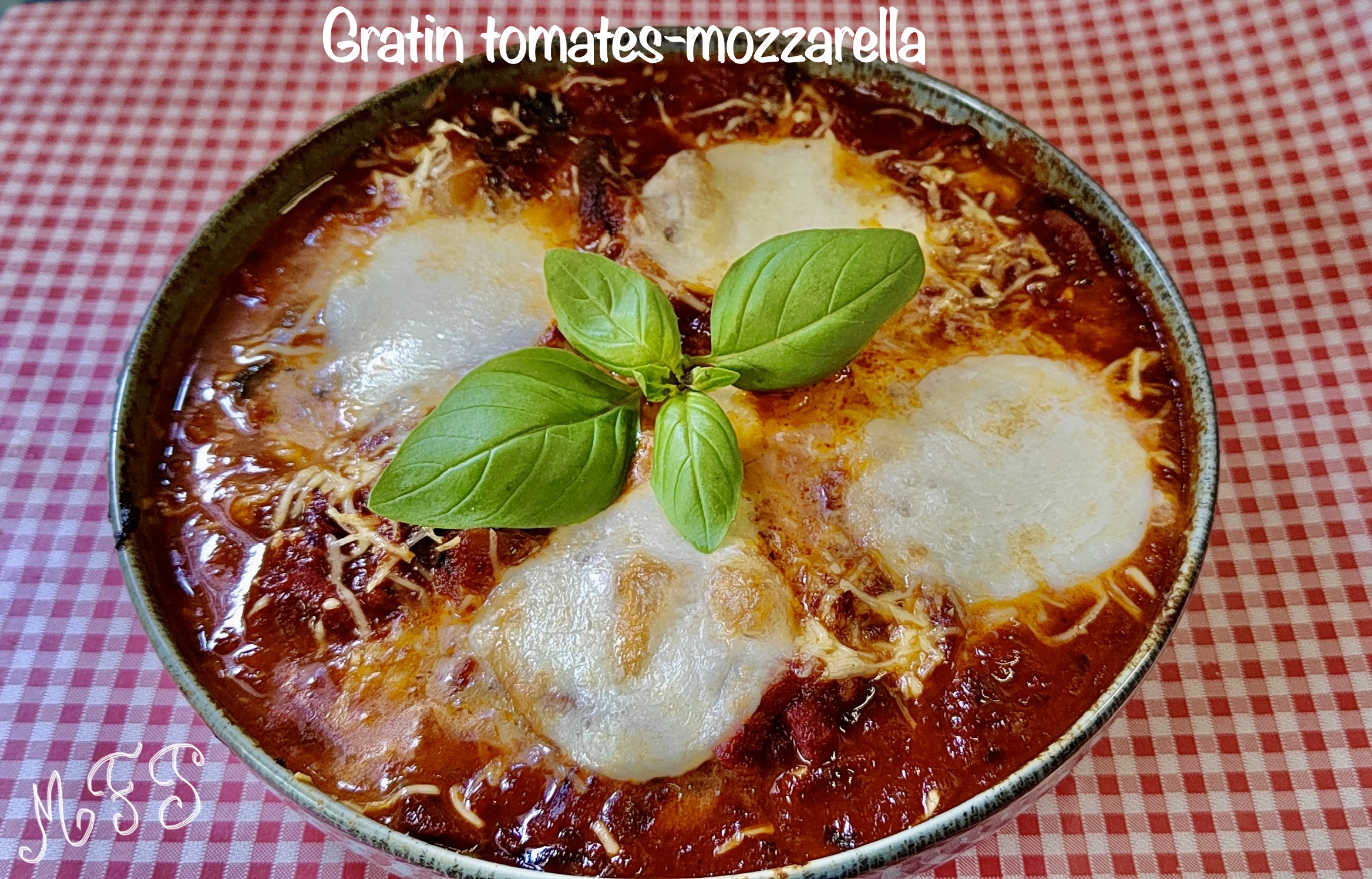 Gratin tomates-mozzarella