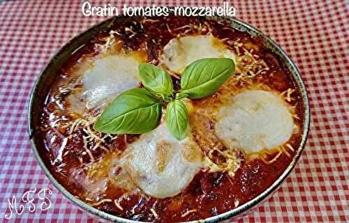 Gratin tomates-mozzarella