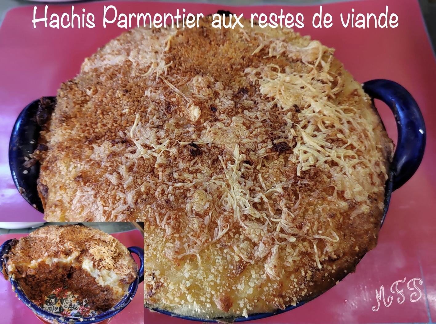 Hachis Parmentier aux restes de viande