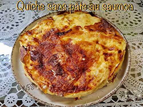 Quiche sans pâte au saumon (Extra crisp)