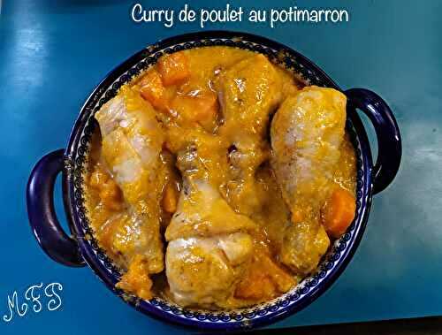 Curry de poulet au potimarron