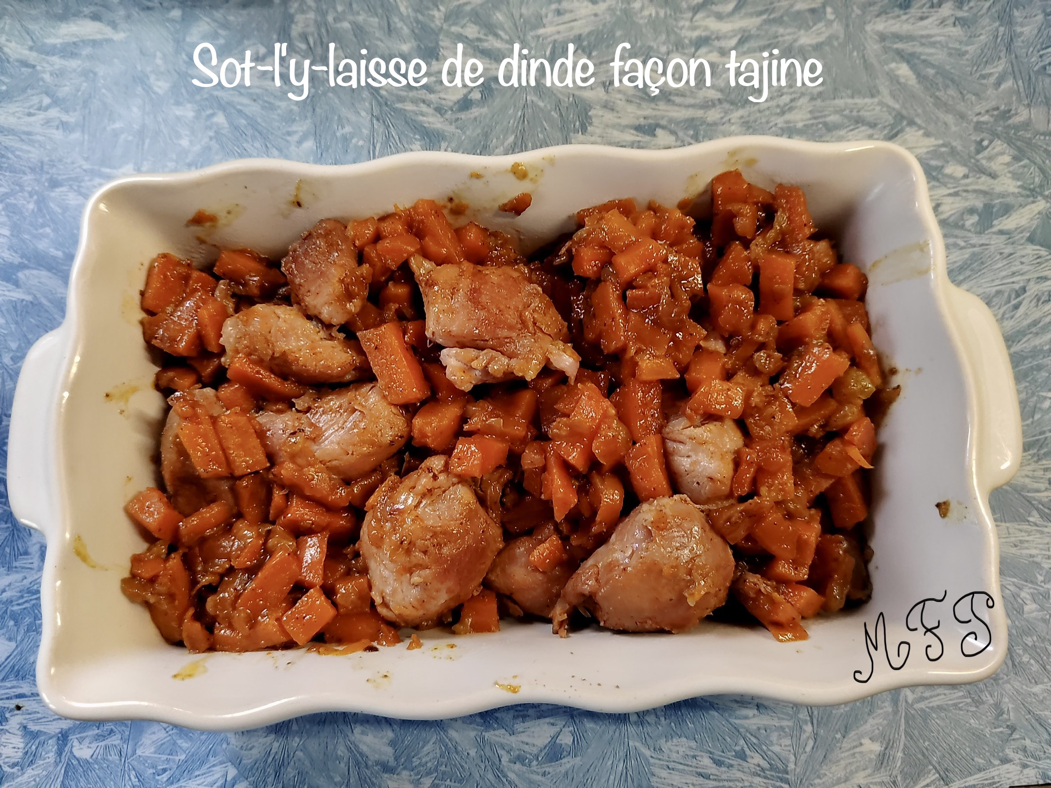 Sot-l'y-laisse de dinde façon tajine