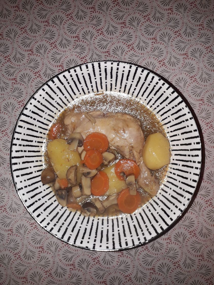 Cuisse de poulet au whisky