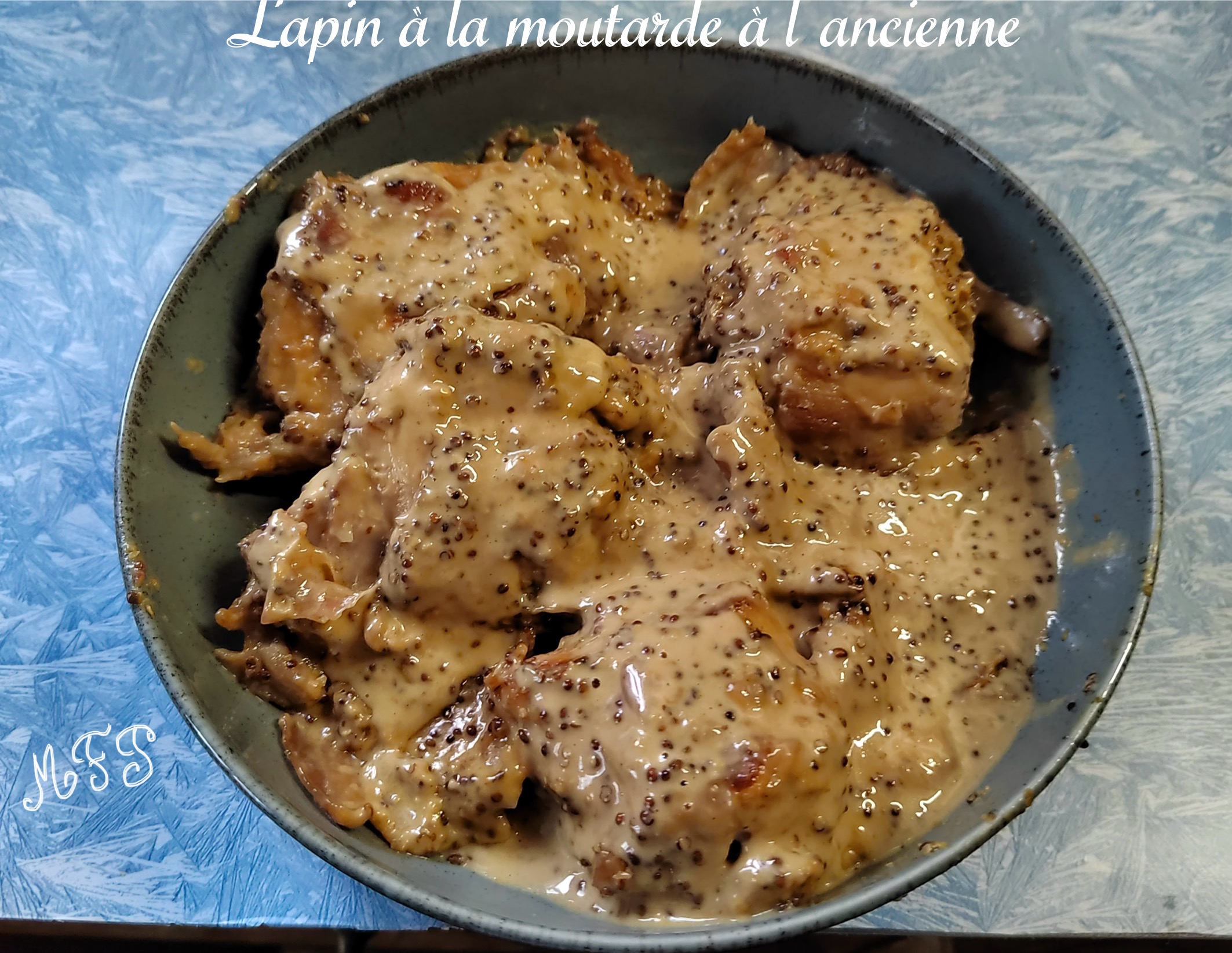 Lapin à la moutarde à l’ancienne