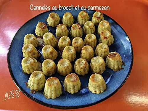 Cannelés au brocoli et au parmesan