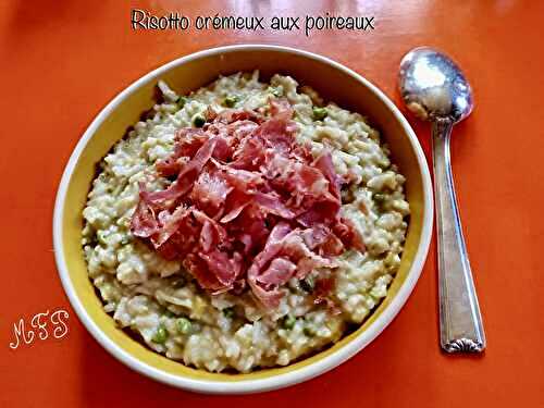 Risotto crémeux aux poireaux