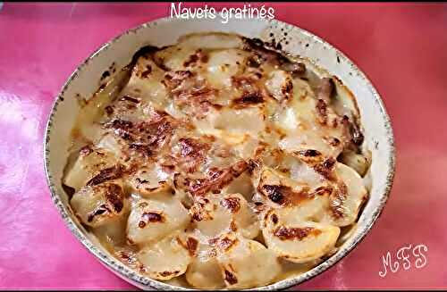 Navets gratinés