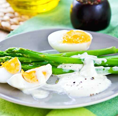 Asperges au fromage blanc ww