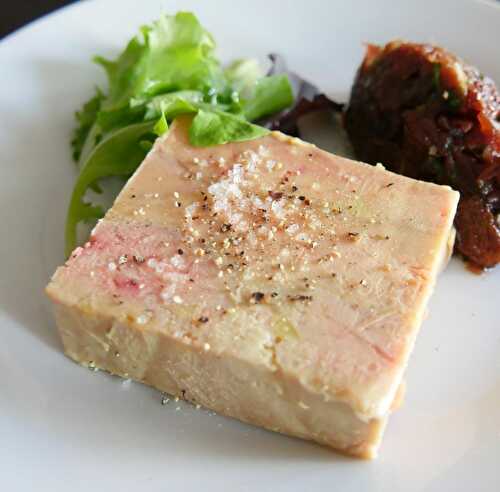 Ballotin de foie gras aux figues
