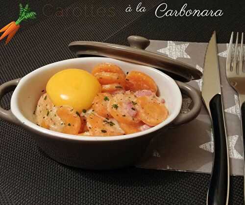 Carottes à la carbonara