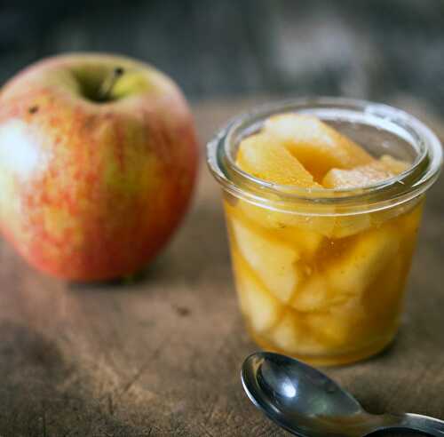 Compote de pommes caramel beurre salé