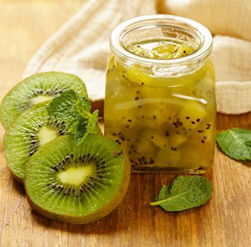 Confiture kiwis, Vanille