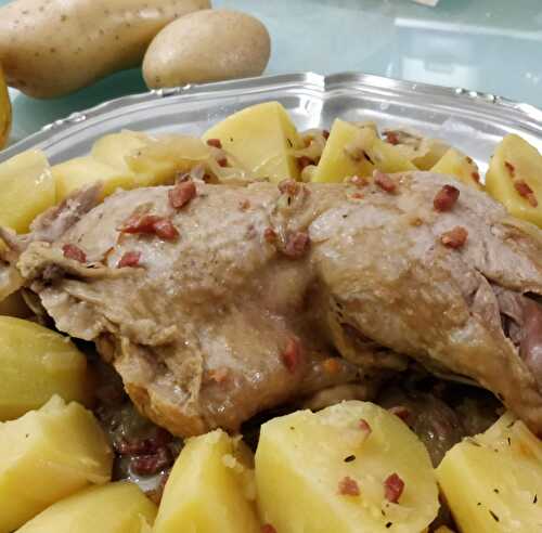 Cuisse de dinde au cidre et pommes de terre