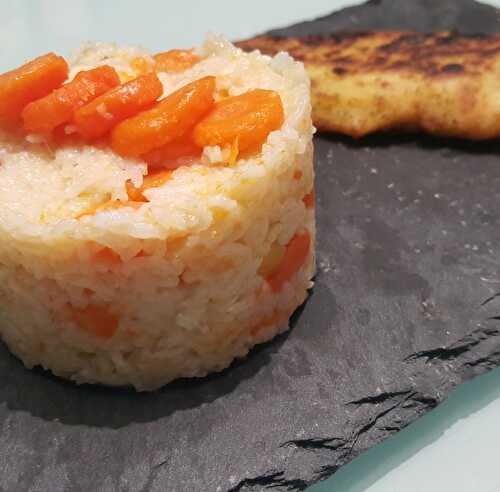 Filet de limande façon meunière et son riz carottes