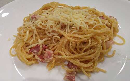 Pâtes à la carbonara