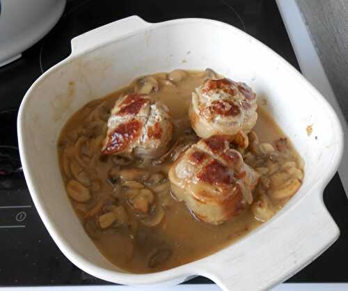 Paupiettes de Porc aux champignons