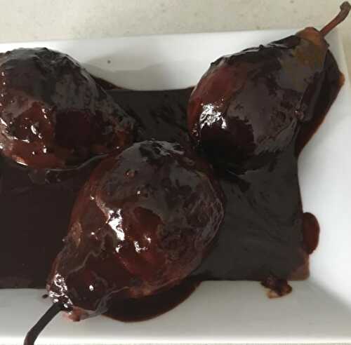 Poire au chocolat