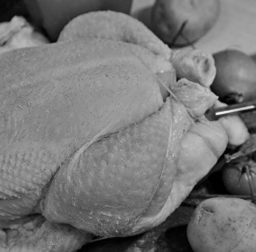 Poulet à l’ail et pommes de terre grenaille