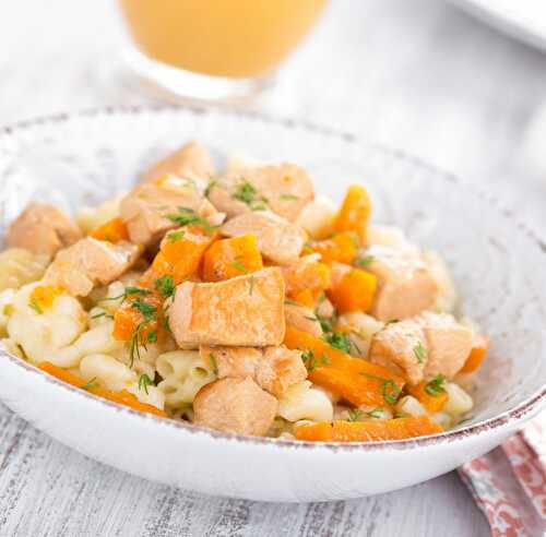Poulet aux carottes gingembre et estragon