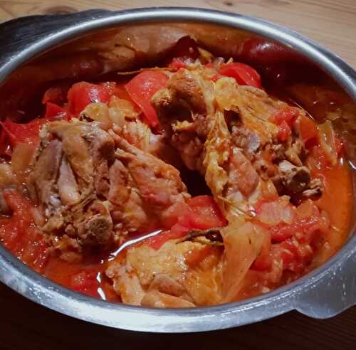 Poulet thym et tomates