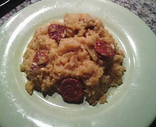 Risotto au chorizo