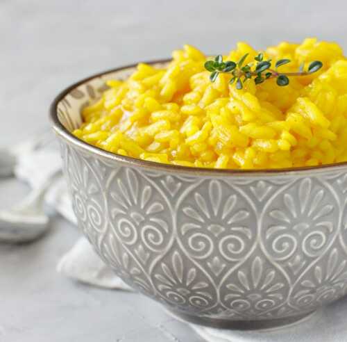 Risotto au curcuma