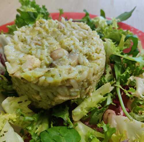 Risotto de brocolis et poulet