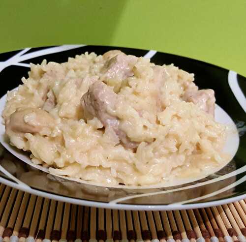 Risotto de porc à la moutarde