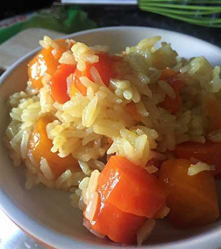 Riz, carotte et curry d’Elodie