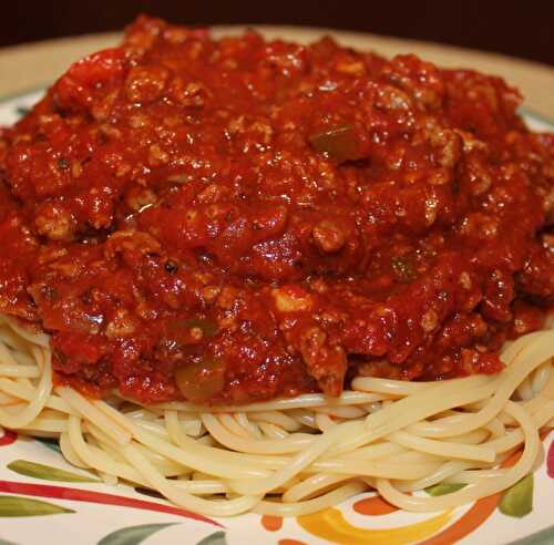 Sauce bolognaise végétarienne