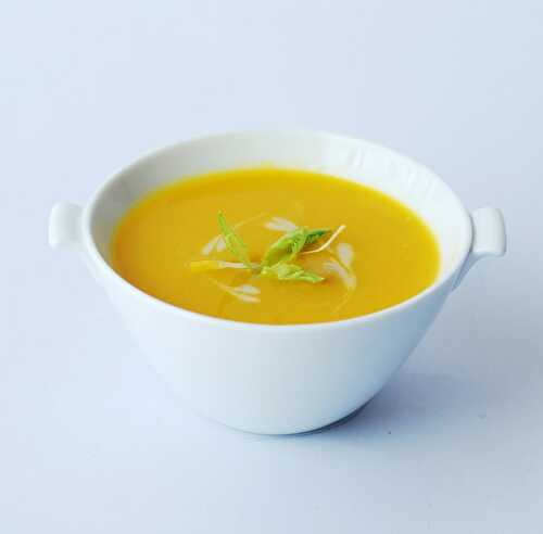 Soupe de carottes au lait de coco