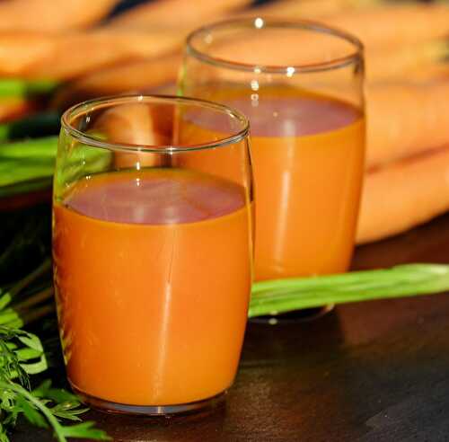 Soupe froide carottes pamplemousse