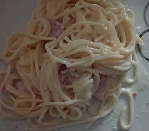 Spaghettis façon Croziflette de Sandrine