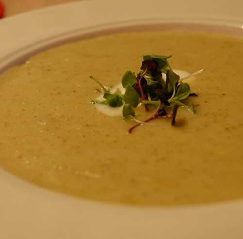 Velouté de brocolis et carottes