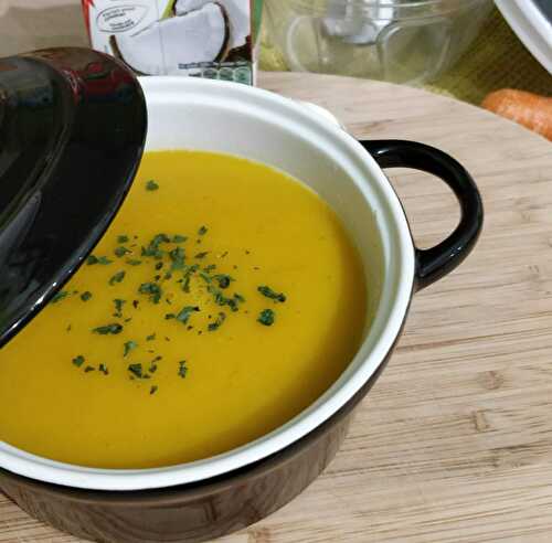 Velouté de carottes lait de coco