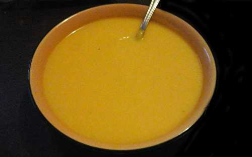 Velouté de potiron au curry WW