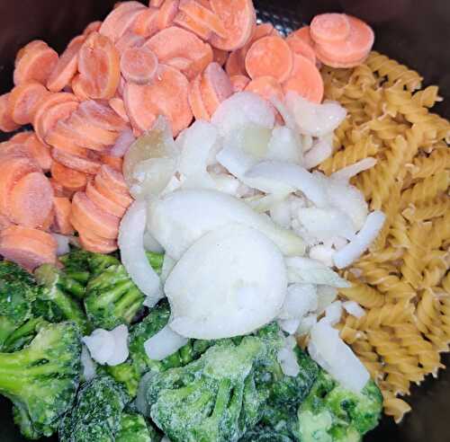 One pot pasta carottes brocolis