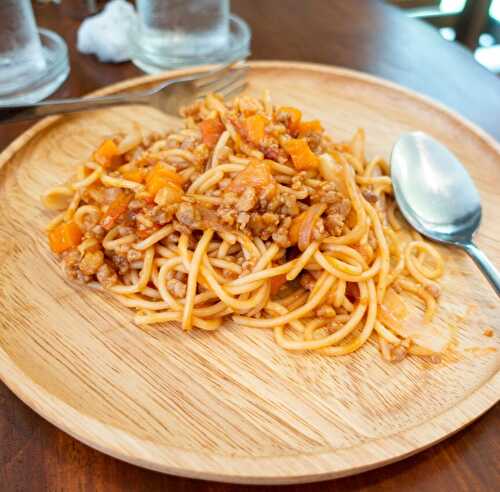 Spaghettis bolognaise simple