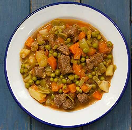 Bœuf aux légumes en sauce à l'autocuiseur Moulinex