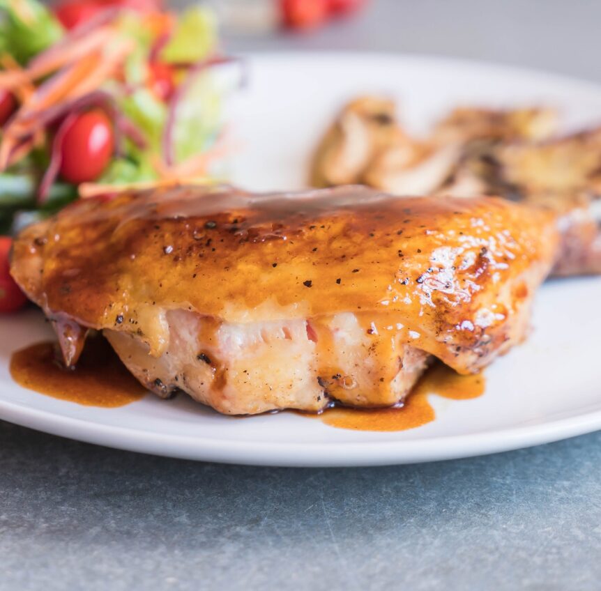 Poulet à la moutarde au robot multi-cuiseur cookéo