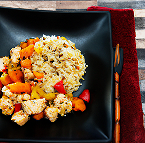 Poulet au riz au cookéo