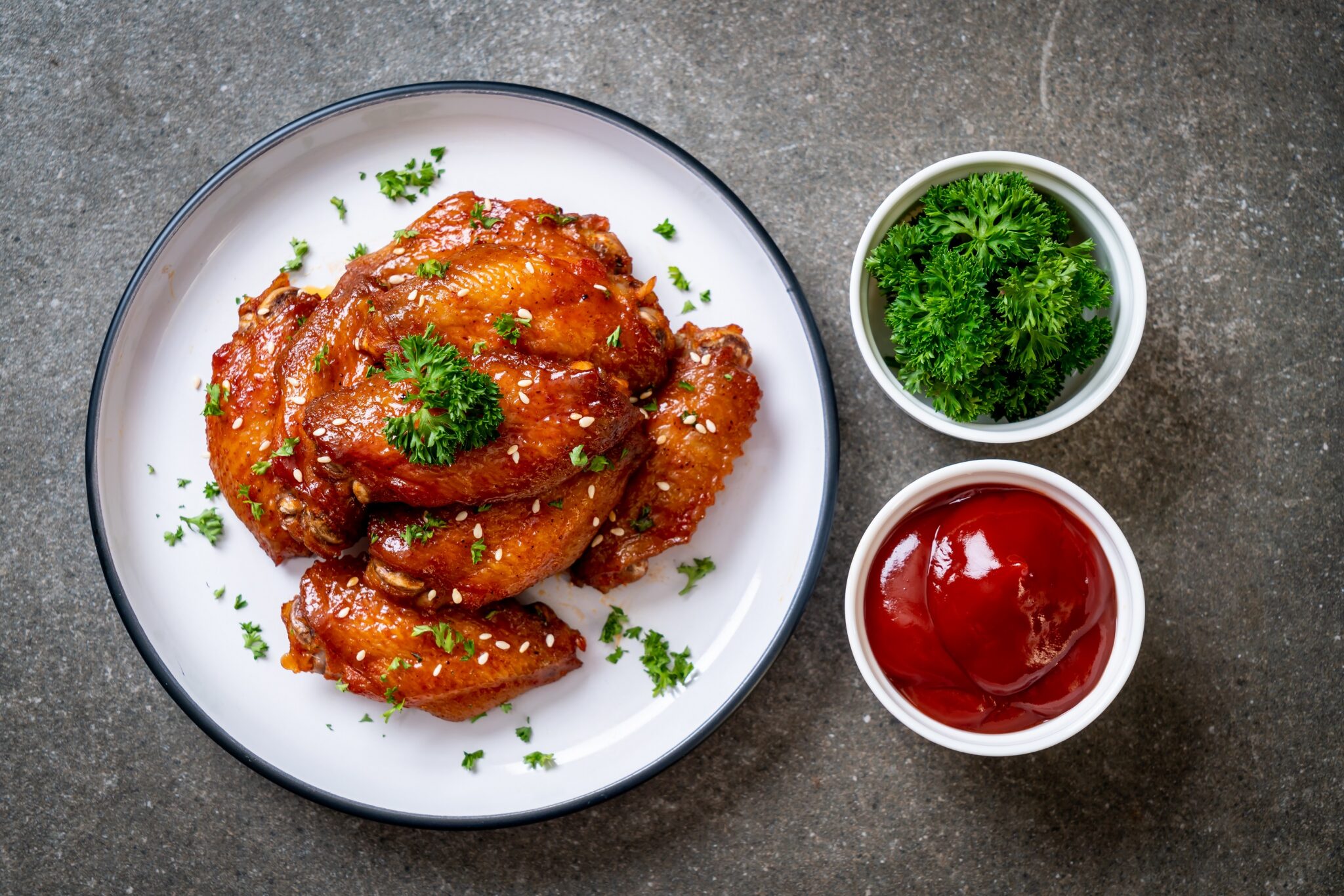 Ailes de poulet sauce barbecue à l'autocuiseur cookéo