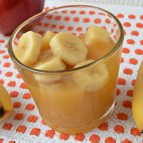 Compote de pomme banane vanillée au multicuiseur cookéo