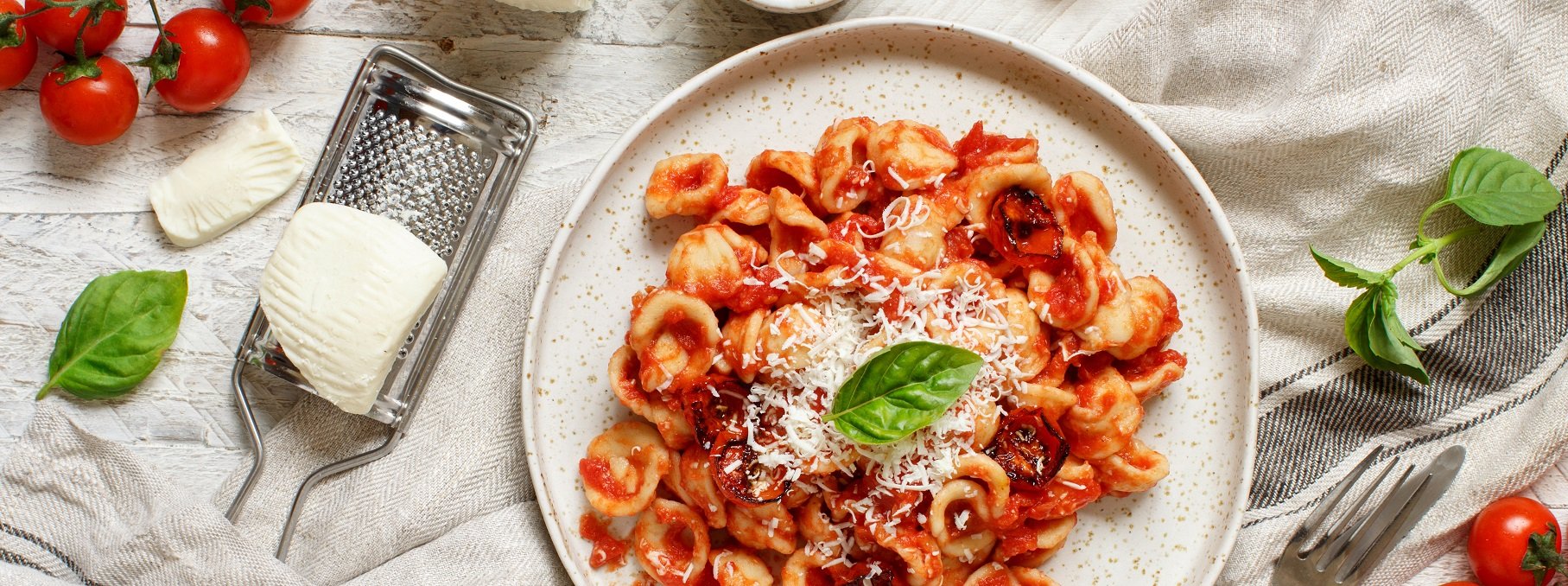 Orecchiette à la sauce tomate et cacioricotta au multicuiseur cookéo